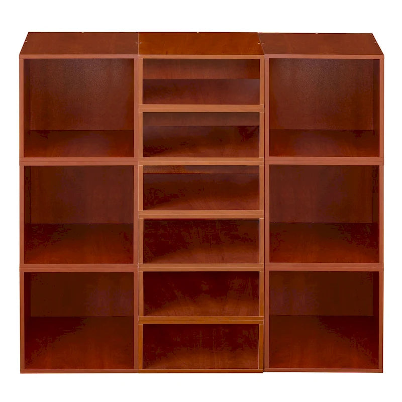 Cherry Wood Connect Storage Bookshelf