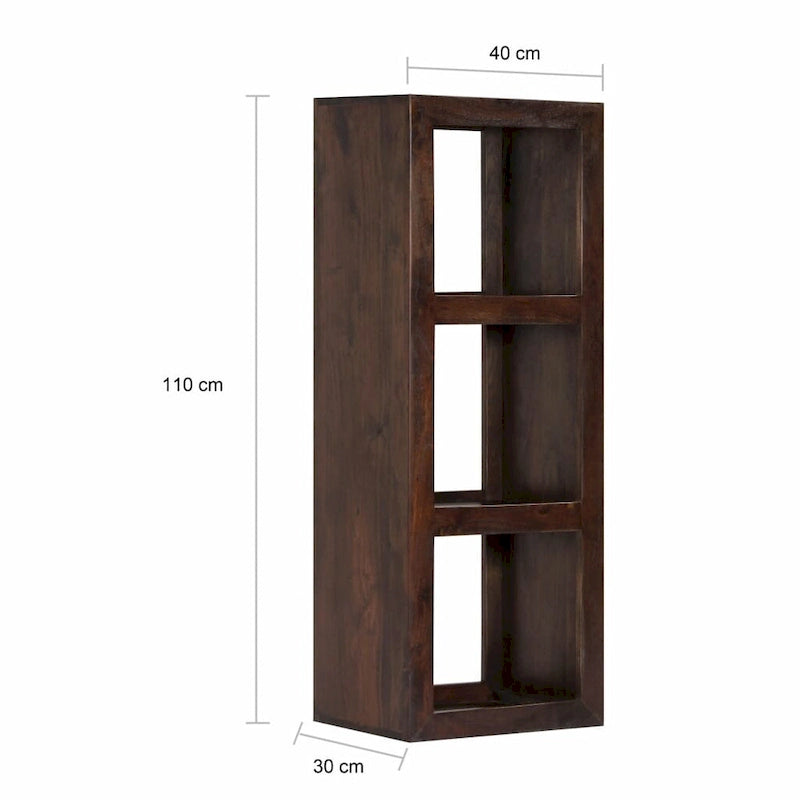Solid Acacia Wood Console Cabinet - 15.7x11.8x43.3