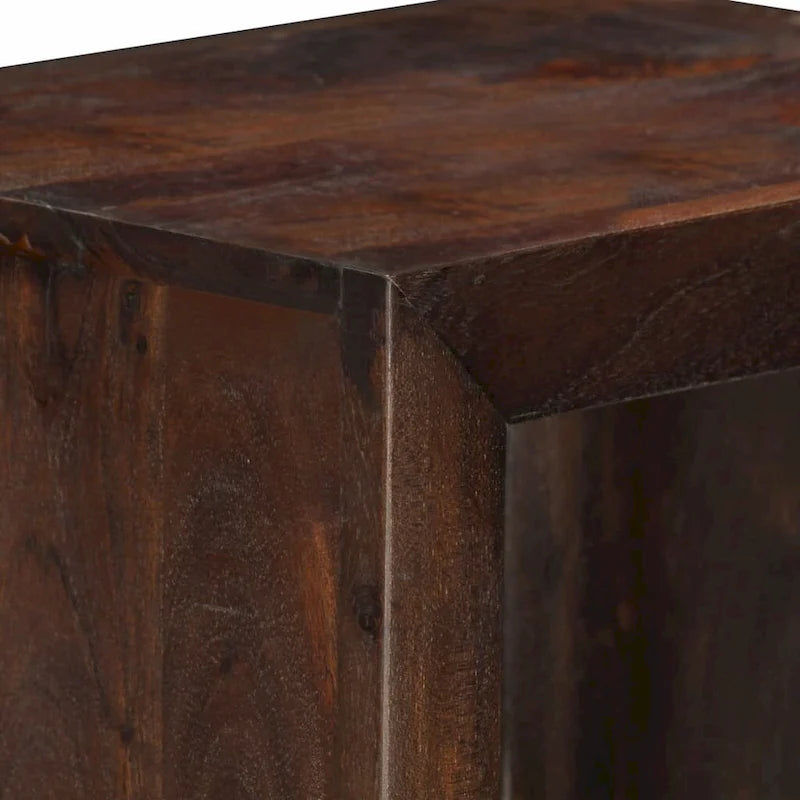 Solid Acacia Wood Console Cabinet - 15.7x11.8x43.3