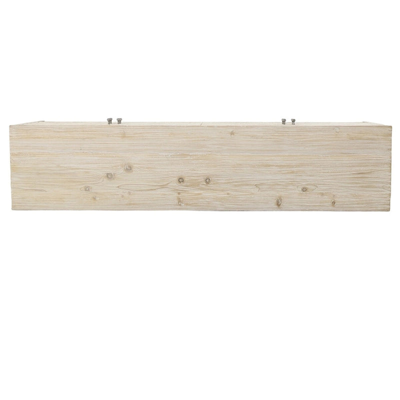 4-Door Sideboard with Shingle Door Fronts and Metal Base