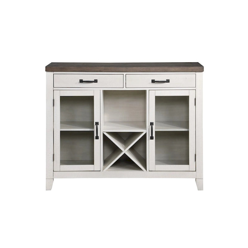 White and Brown Sideboard