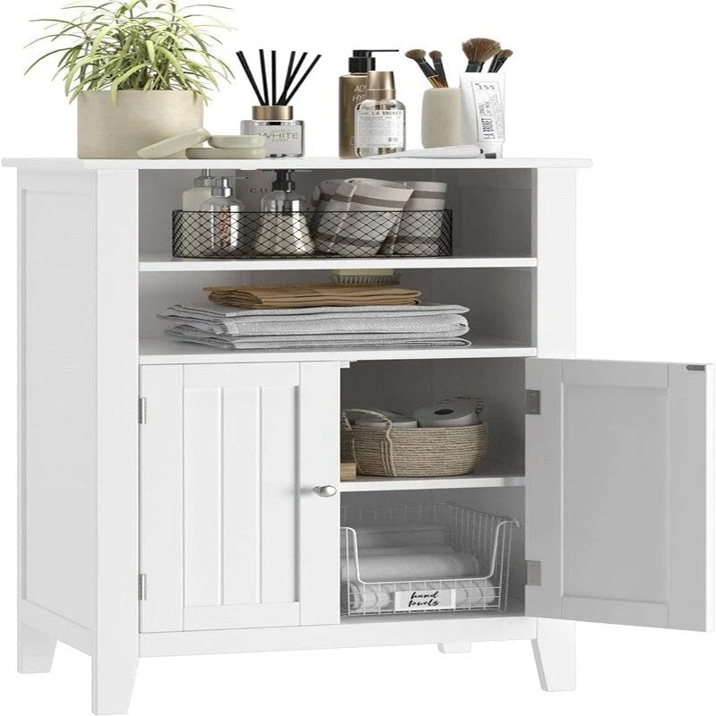 Cabinet with 2 Doors and Adjustable Shelf - 11.8D x 19.7W x 36.4H