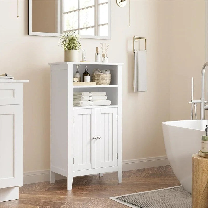 Cabinet with 2 Doors and Adjustable Shelf - 11.8D x 19.7W x 36.4H