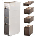 Kitchen Cabinet Set - Gray & White Gloss, 15Ft Wide (180x107)